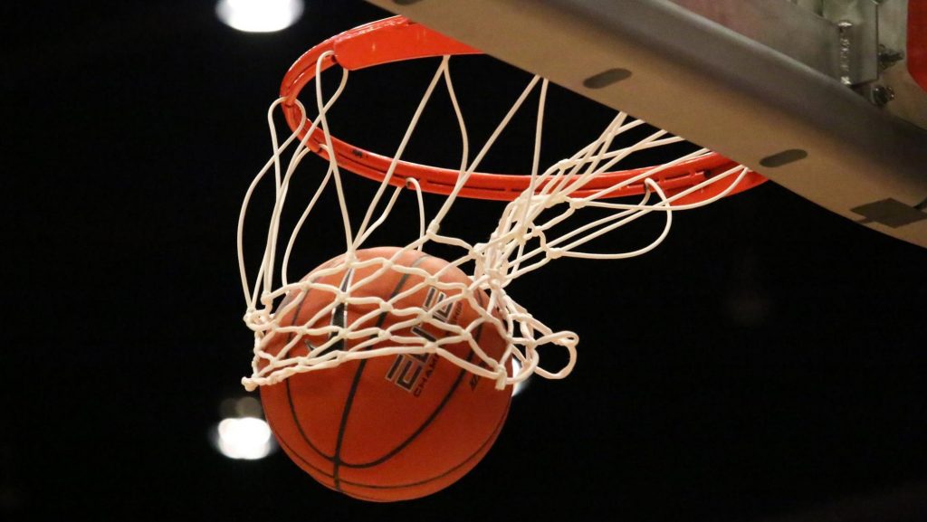 BasketBall through hoop